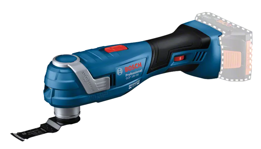 Bosch Akku Multicutter GOP 18V-34 / SOLO + Zubehör